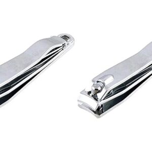two pieces nail clippers built in nail files heavy duty stainless steel suitable for thick fingerna 44.0